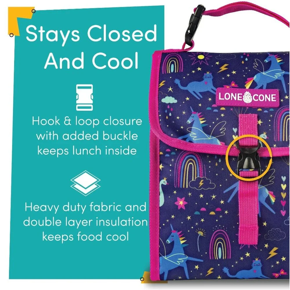 Lone Cone Unicorn Dreams Lunchbag NEW WITH TAGS